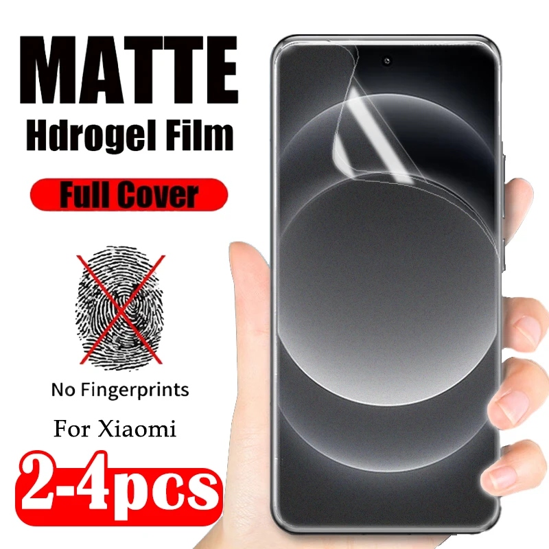 2-4 Pcs Matte Curved Silicone Soft Hydrogel Film for Xiaomi 14 Ultra Screen Protector Xiaomi 13 12 11 12s 12x Civi 4 Pro Film
2-4 Pcs Matte Curved Silicone Soft Hydrogel Film for Xiaomi 14 Ultra Screen Protector Xiaomi 13 12 11 12s 12x Civi 4 Pro Film