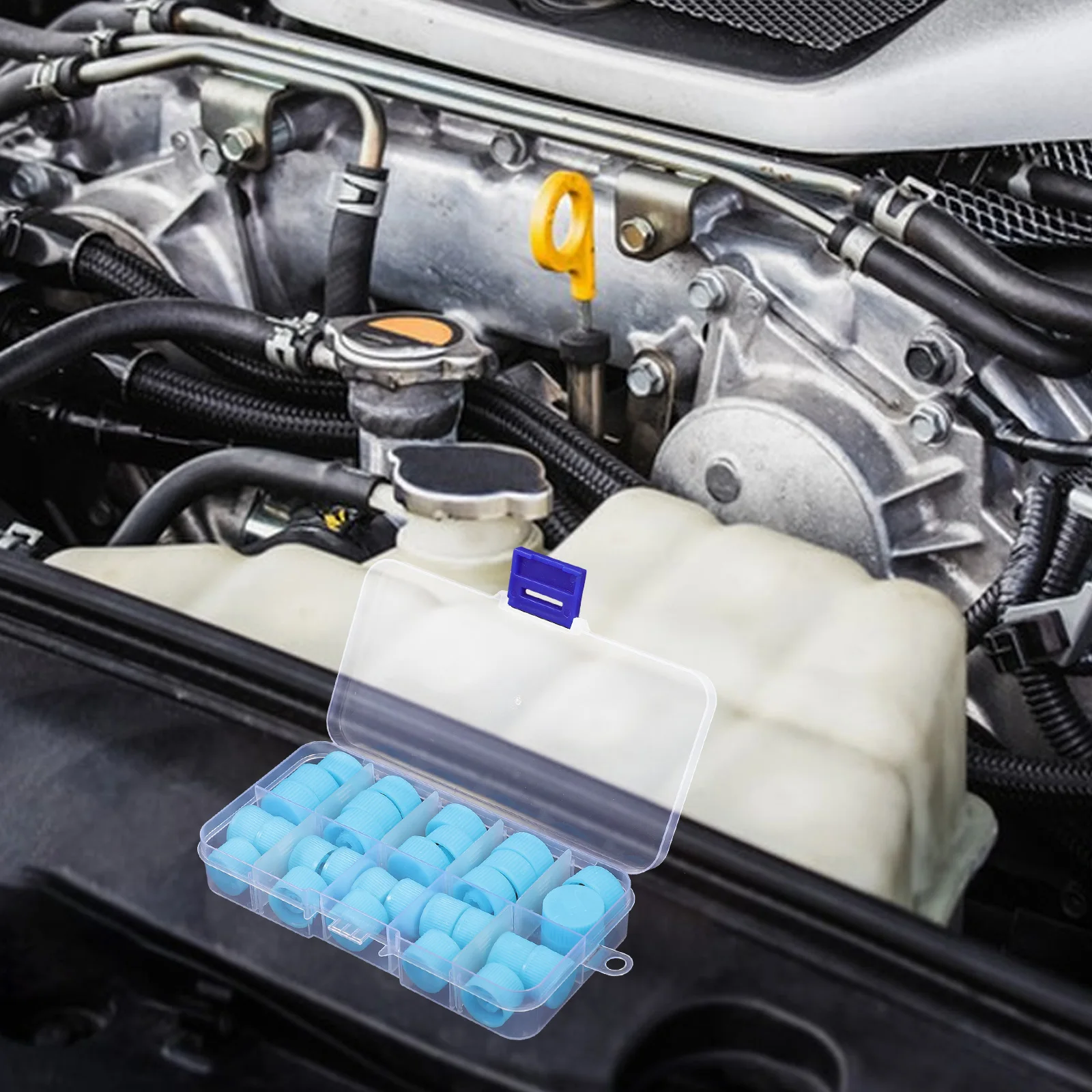 30pcs Air Conditioner Valve Core Dustproof Sleeve Ac Caps Cars High Low Pressure Protective Blue Cover Universal Design Plastic
30pcs Air Conditioner Valve Core Dustproof Sleeve Ac Caps Cars High Low Pressure Protective Blue Cover Universal Design Plastic