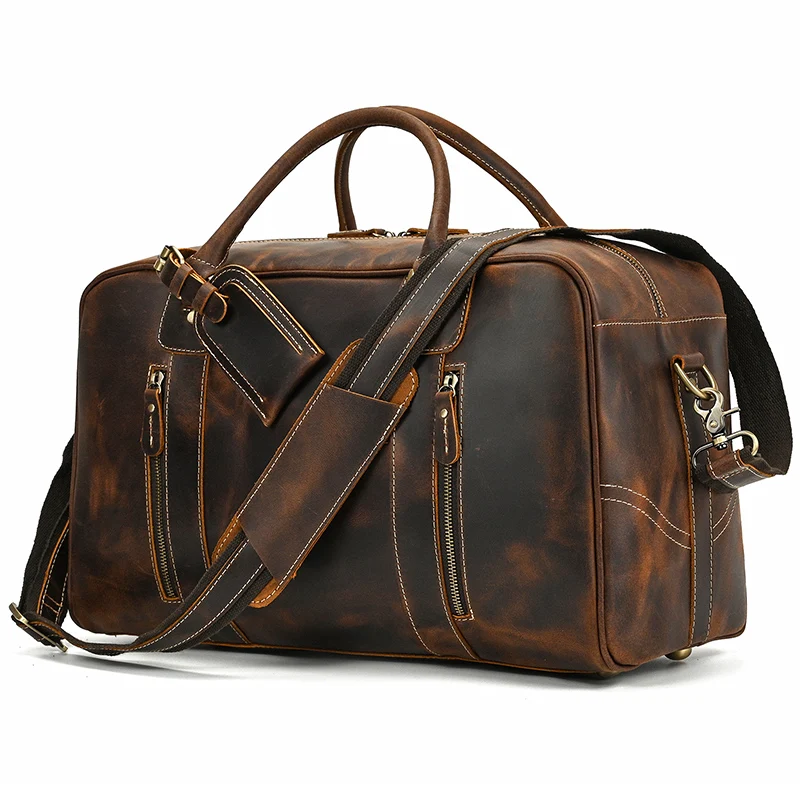 LuufanBig Capacity Leather Travel Bag Men women Big Travel Duffle Bags Weekender Bags On Luggage Over Night Handbags For Man
LuufanBig Capacity Leather Travel Bag Men women Big Travel Duffle Bags Weekender Bags On Luggage Over Night Handbags For Man