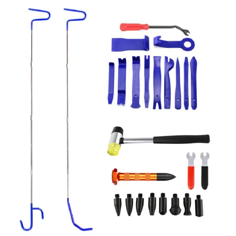 Paintless Dent Removal Tools New Red, Black and Blue Splicable Top Bar Dent Removal Tug Tool
Paintless Dent Removal Tools New Red, Black and Blue Splicable Top Bar Dent Removal Tug Tool