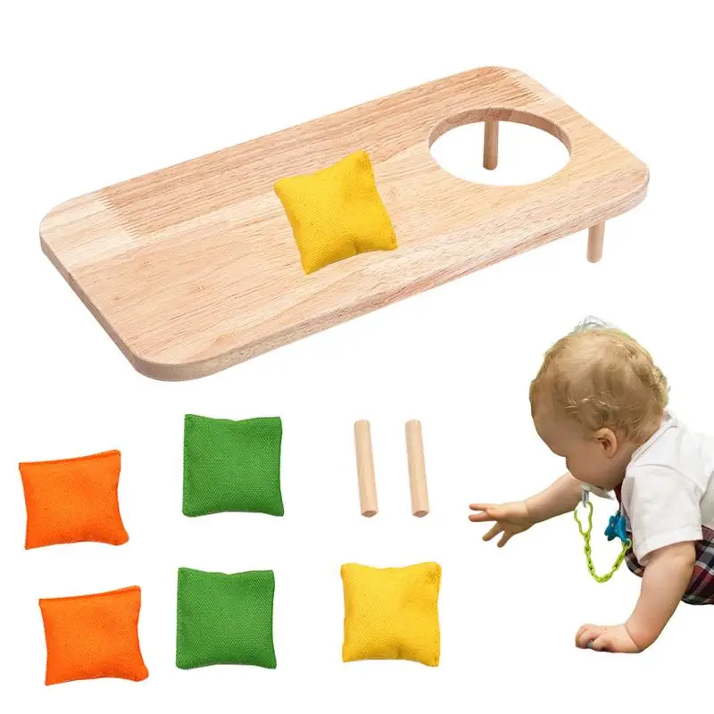 Cornhole Sets Outdoor Yard Wooden Cornhole Game With 6 Bean Bags Sports Toy For Boys & Girls Ages 3 Enhances Hand-Eye
Cornhole Sets Outdoor Yard Wooden Cornhole Game With 6 Bean Bags Sports Toy For Boys & Girls Ages 3 Enhances Hand-Eye