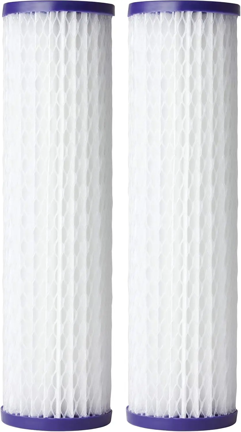 20 Micron Sediment Water Filter Replacement Cartridge 2.5"x10" 2-Pack for Whole House Filtration Systems - NSF/ANSI 42 Certified
20 Micron Sediment Water Filter Replacement Cartridge 2.5"x10" 2-Pack for Whole House Filtration Systems - NSF/ANSI 42 Certified