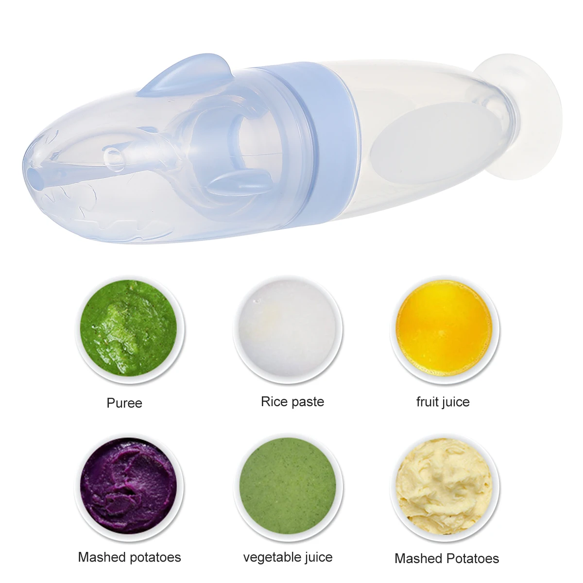 Silicone Rice Paste Bottle Baby Food Feeder Squeeze Cereal Tool Durable Practical Long Lasting Safe Flexible Easy Squeeze
Silicone Rice Paste Bottle Baby Food Feeder Squeeze Cereal Tool Durable Practical Long Lasting Safe Flexible Easy Squeeze