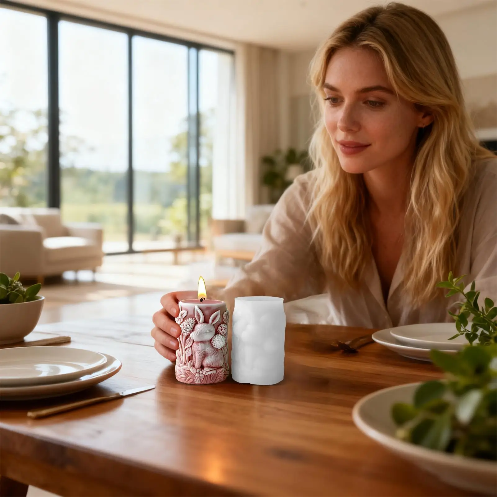 Candle Making Molds Bunny Flower Art Craft Ornaments Soap Casting Wax Mould For Home Room Wedding Dinner Table Decoration
Candle Making Molds Bunny Flower Art Craft Ornaments Soap Casting Wax Mould For Home Room Wedding Dinner Table Decoration