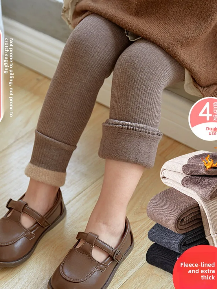 Thickened Fleece Lined Girls Base Layer Pants Winter Warm Cotton Trousers Stylish Kids Fashionable Pants for Girls 2025 Winter
Thickened Fleece Lined Girls Base Layer Pants Winter Warm Cotton Trousers Stylish Kids Fashionable Pants for Girls 2025 Winter