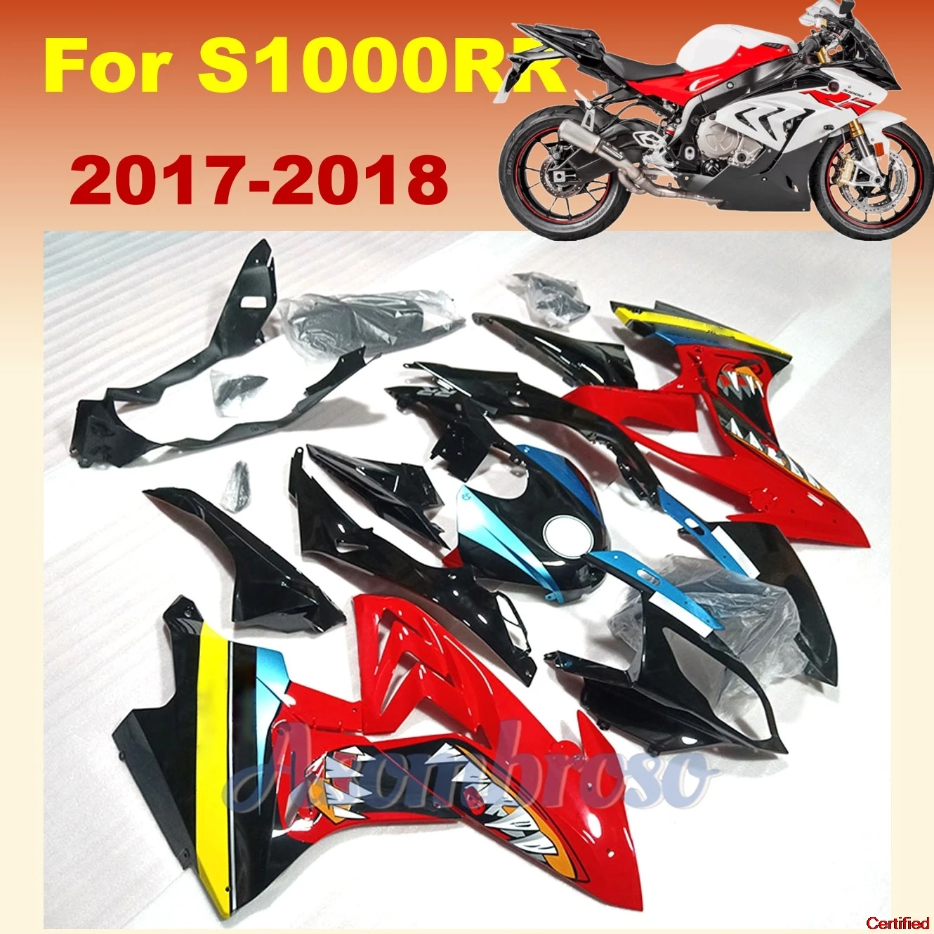 Shark painted Red Bodywork Fairing kit fit for BMW S1000RR 2017 2018 S1000 RR 17 18 High Quality ABS Injection Molded
Shark painted Red Bodywork Fairing kit fit for BMW S1000RR 2017 2018 S1000 RR 17 18 High Quality ABS Injection Molded