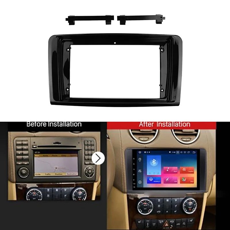 New-9 Inch Car Radio Fascias For 06-10 Benz ML W164 Dashboard Installation Trim Kit Frame Stereo Panel GPS Player Bezel
New-9 Inch Car Radio Fascias For 06-10 Benz ML W164 Dashboard Installation Trim Kit Frame Stereo Panel GPS Player Bezel