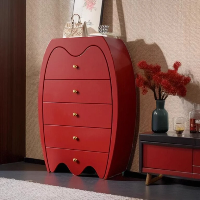 Five Drawer Cabinet Luxury Cabinet Wind Red Solid Wood Bedroom Storage Locker Cabinet Modern Living Room Entrance Furniture
Five Drawer Cabinet Luxury Cabinet Wind Red Solid Wood Bedroom Storage Locker Cabinet Modern Living Room Entrance Furniture