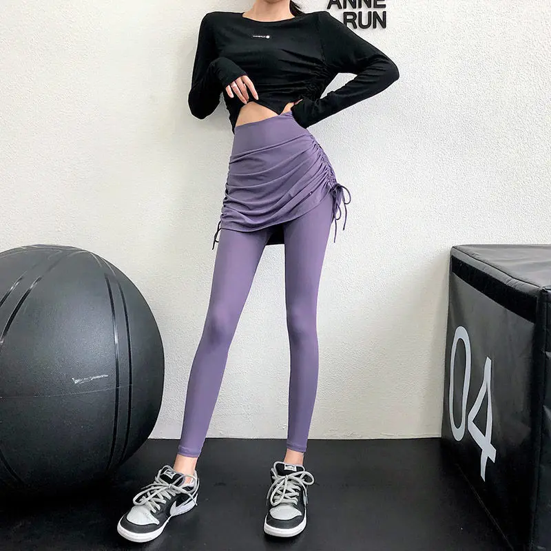 New Women Running Sweatpants Skirt With Leggings 2 in 1 Sportswear Gym Joggers Pants Drawstring Waist Casual Pant Sport Trousers
New Women Running Sweatpants Skirt With Leggings 2 in 1 Sportswear Gym Joggers Pants Drawstring Waist Casual Pant Sport Trousers