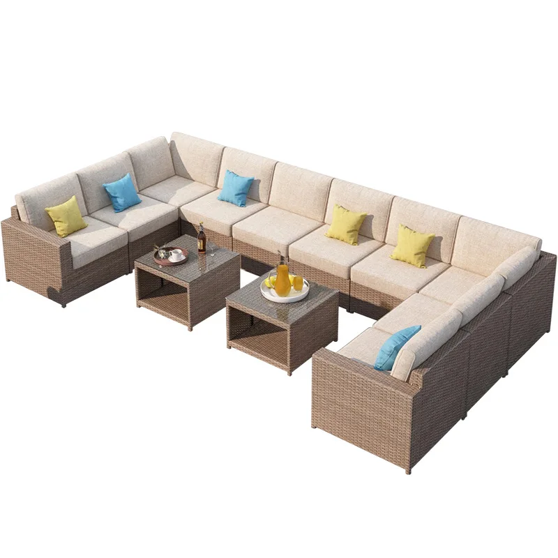 #Factory Rattan Outdoor Wicker Patio Garden Sofa Furniture Fancy Sofa and Table Sets With Cushions
#Factory Rattan Outdoor Wicker Patio Garden Sofa Furniture Fancy Sofa and Table Sets With Cushions