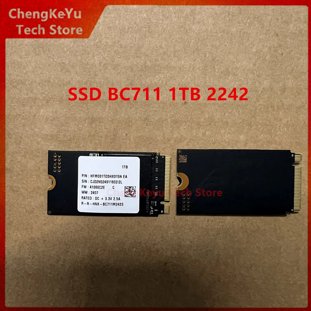 SSD BC711 1T 1024G 2242 M.2 pcie3.0 X 4 NVME SLC Dynamic Cache Solid State Drive New&Original For Hynix
SSD BC711 1T 1024G 2242 M.2 pcie3.0 X 4 NVME SLC Dynamic Cache Solid State Drive New&Original For Hynix