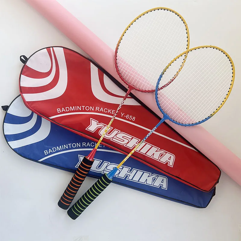 Juvenile Adult Couple Attacking Racket Set Badminton Racket Alloy Watchable Double Racket
Juvenile Adult Couple Attacking Racket Set Badminton Racket Alloy Watchable Double Racket