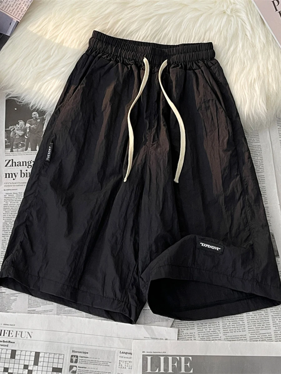 Summer Thin Qui Dry Wide Leg ort Pants American INS Versatile Loose Casual Beach Pants Trendy Five-Quarter Pants for Men
Summer Thin Qui Dry Wide Leg ort Pants American INS Versatile Loose Casual Beach Pants Trendy Five-Quarter Pants for Men