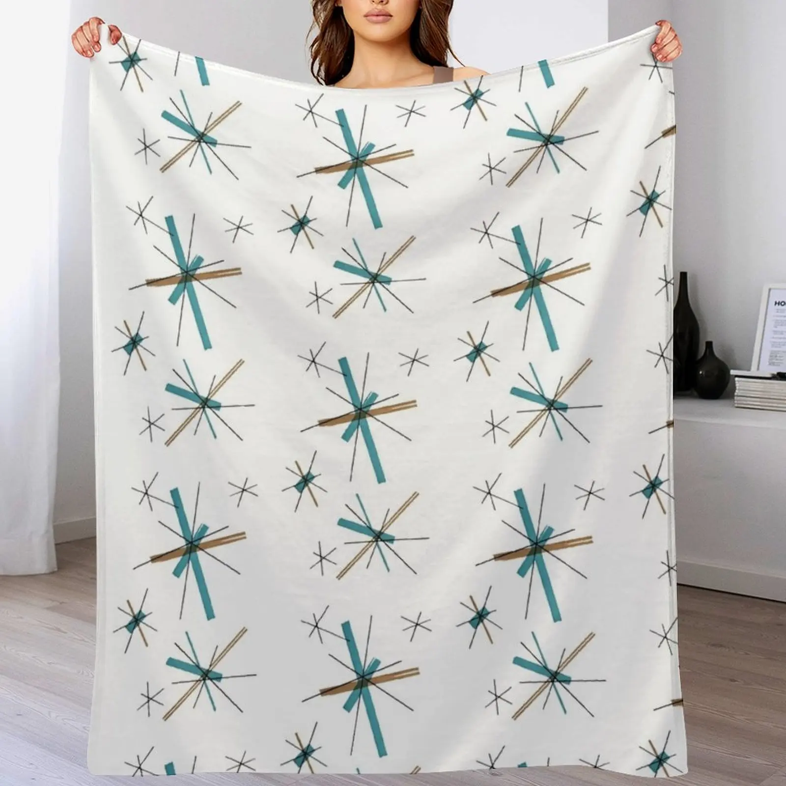 Salem North Star Atomic Starburst Mid Century Modern Throw Blanket Faux Fur Soft Warm Blanket for Bed
Salem North Star Atomic Starburst Mid Century Modern Throw Blanket Faux Fur Soft Warm Blanket for Bed