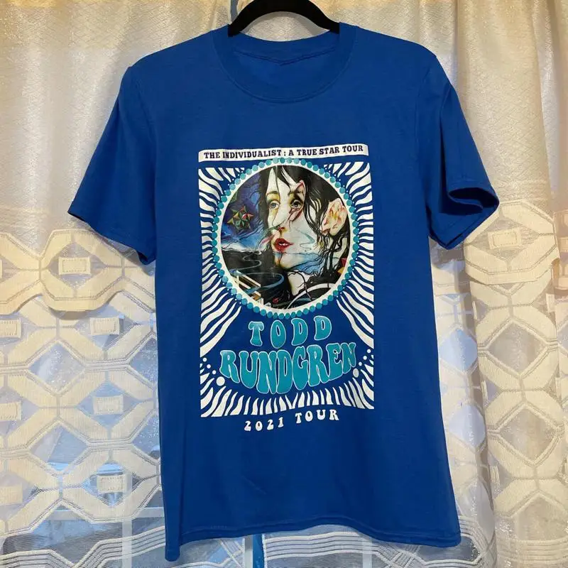 Vtg Todd Rundgren 2021 Tour Cotton Blue All Size T Shirt J614
Vtg Todd Rundgren 2021 Tour Cotton Blue All Size T Shirt J614