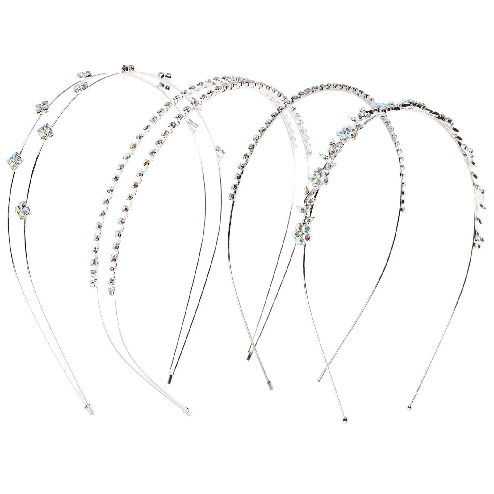 4 Pcs Bridal Rhinestone Headband Bride Metal Hair Accessories Headbands for Women Decoration
4 Pcs Bridal Rhinestone Headband Bride Metal Hair Accessories Headbands for Women Decoration