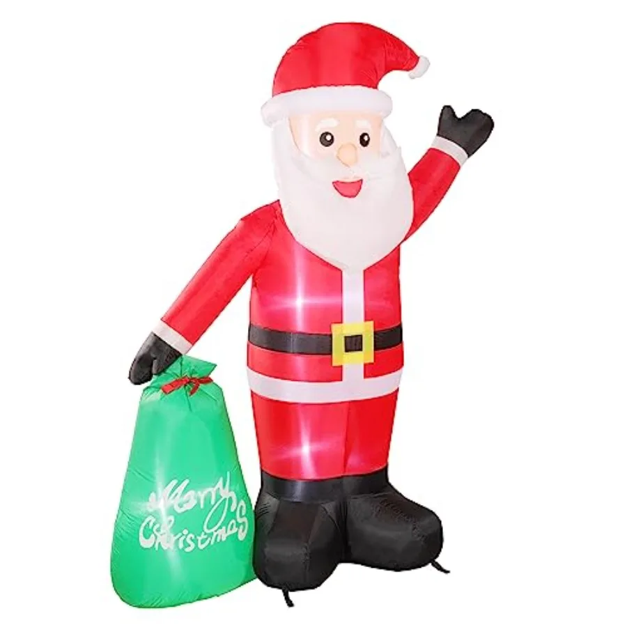 6 ft Lighted Blow-Up Inflatable Santa Clause
6 ft Lighted Blow-Up Inflatable Santa Clause