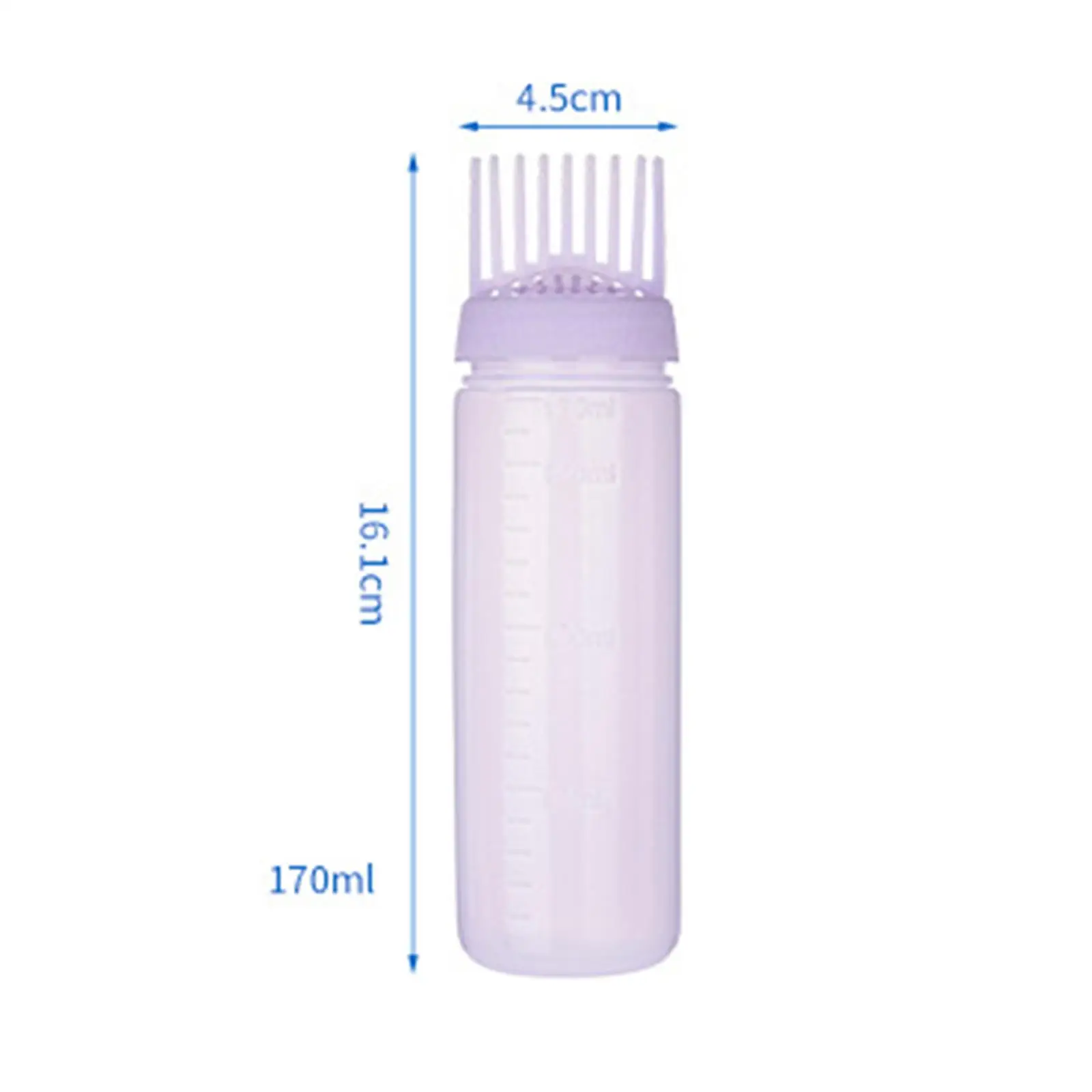 Hair Coloring Squeeze Bottle with Root Comb Applicator Graduated Scale for Hairdressing Barbershop Styling
Hair Coloring Squeeze Bottle with Root Comb Applicator Graduated Scale for Hairdressing Barbershop Styling