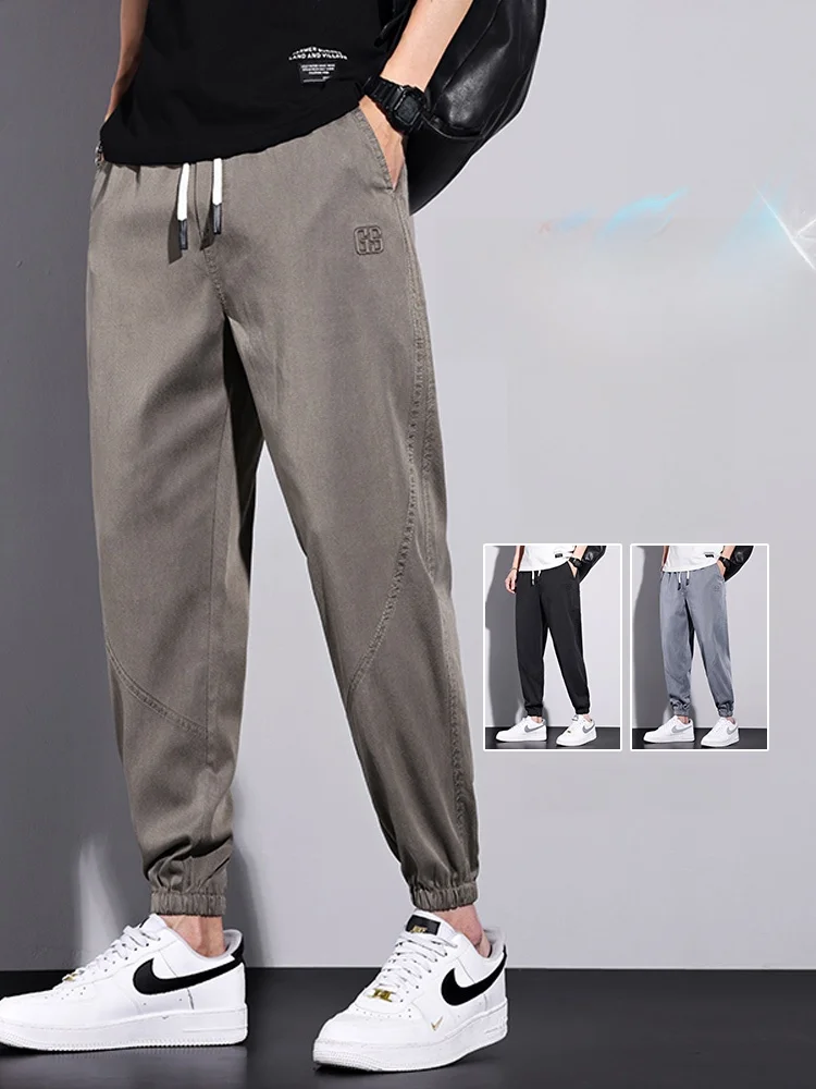 Мужские летние тонкие джинсы свободного кроя, универсальные, для работы и спорта, с эффектом прохлады, из ледяного шелка, с отворотами, укороченные (9/10)
Мужские летние тонкие джинсы свободного кроя, универсальные, для работы и спорта, с эффектом прохлады, из ледяного шелка, с отворотами, укороченные (9/10)