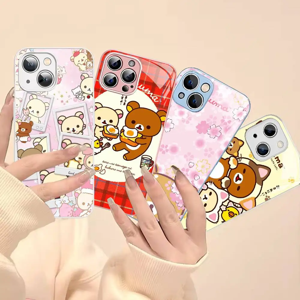 Popular Cute R-rilakkuma Bear Tempered Glass For Iphone 14 13 12 11 Pro Mini XS MAX 14Plus X XS XR Cover
Popular Cute R-rilakkuma Bear Tempered Glass For Iphone 14 13 12 11 Pro Mini XS MAX 14Plus X XS XR Cover
