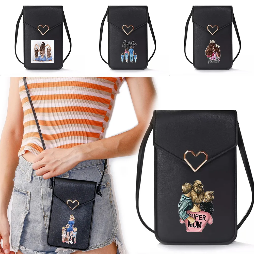 Small Shoulder Bags Leather Women Mobile Phone Bag Mini Female Messenger Purse Lady Wallet New Crossbody Handag Mom Print Cover
Small Shoulder Bags Leather Women Mobile Phone Bag Mini Female Messenger Purse Lady Wallet New Crossbody Handag Mom Print Cover