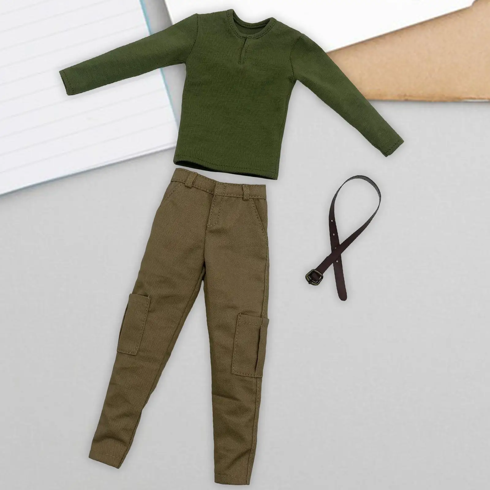 Рубашка с длинными рукавами и брюками в масштабе 1/6, рубашка-пуловер в стиле ретро для 12-дюймового наряда, мужские солдатские фигурки, аксессуары для кукол
Рубашка с длинными рукавами и брюками в масштабе 1/6, рубашка-пуловер в стиле ретро для 12-дюймового наряда, мужские солдатские фигурки, аксессуары для кукол