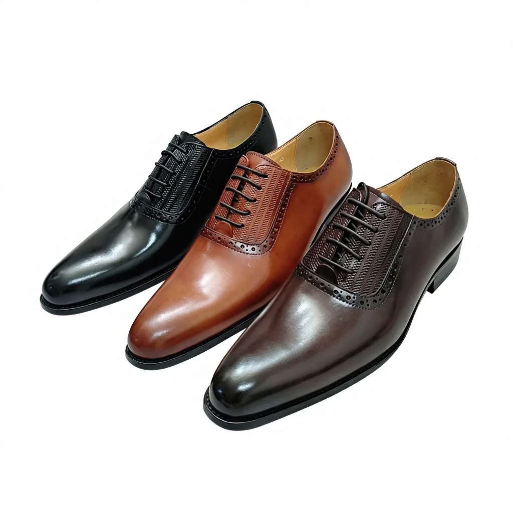 Wholesale Men's Wedding Leather Shoes Elegant Pointed Toe Formal Business Dress Office Oxfords Shoes Genuine Leather Shoes Man
Wholesale Men's Wedding Leather Shoes Elegant Pointed Toe Formal Business Dress Office Oxfords Shoes Genuine Leather Shoes Man