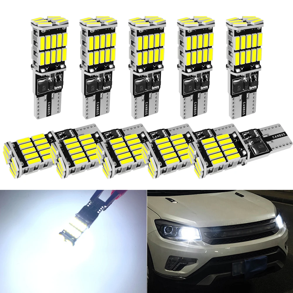 2/10 шт., лампы T10 W5W 194, Canbus 12 В 4014-26SMD 6500K, белые автомобильные внутренние купольные двери багажника, номерной знак, боковые фонари с клиновидным цоколем
2/10 шт., лампы T10 W5W 194, Canbus 12 В 4014-26SMD 6500K, белые автомобильные внутренние купольные двери багажника, номерной знак, боковые фонари с клиновидным цоколем
