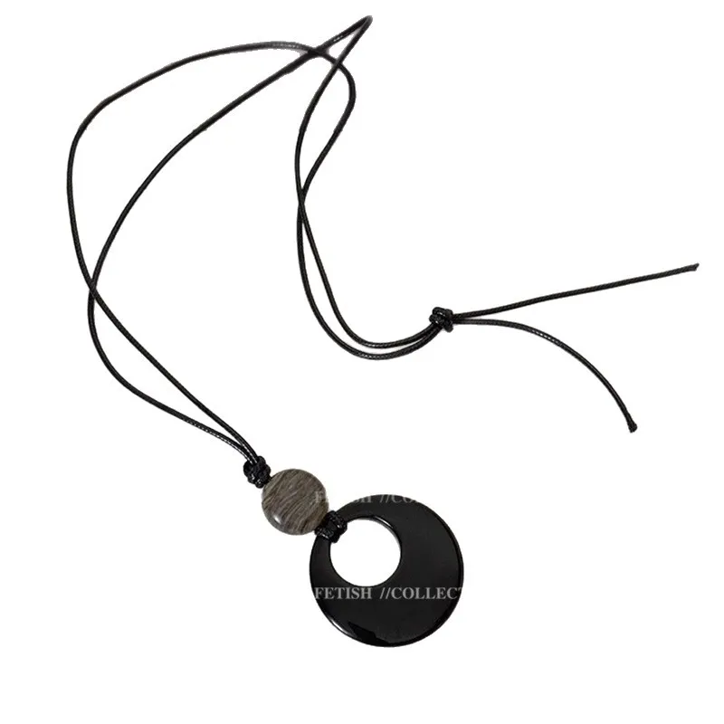 Luxury Gray Gradient Raw Stone Pendant Necklace - Minimalist Vintage Long Chain for 2025 Sweatshirt & Sweater Styling
Luxury Gray Gradient Raw Stone Pendant Necklace - Minimalist Vintage Long Chain for 2025 Sweatshirt & Sweater Styling