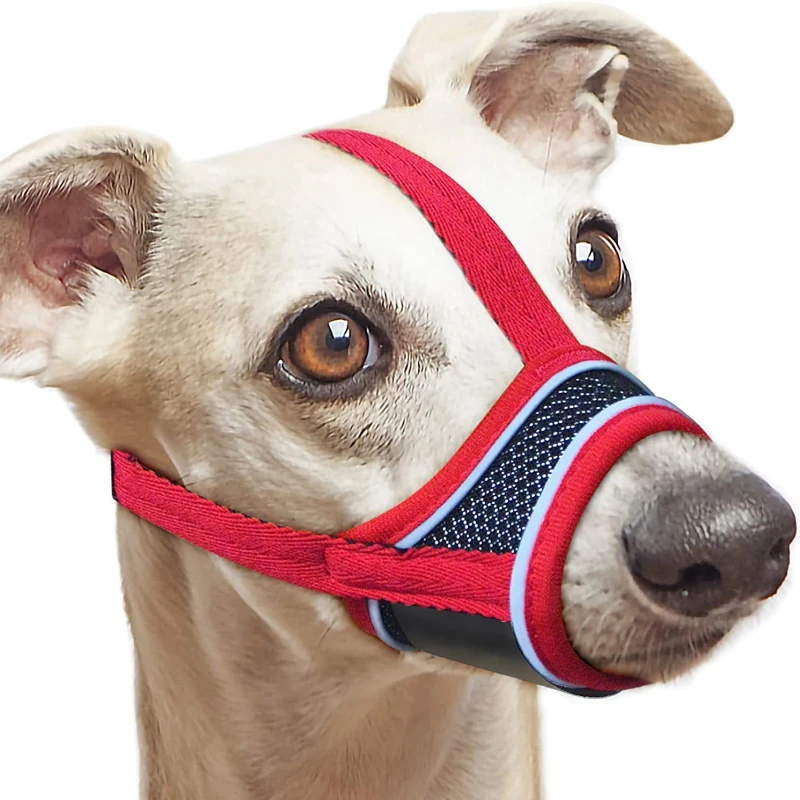 Pet Dog Mouth Cover Reflective Soft Nylon Cover with Reinforcement with Breathable Mesh Adjustable Ring Pets Mouth Cover
Pet Dog Mouth Cover Reflective Soft Nylon Cover with Reinforcement with Breathable Mesh Adjustable Ring Pets Mouth Cover