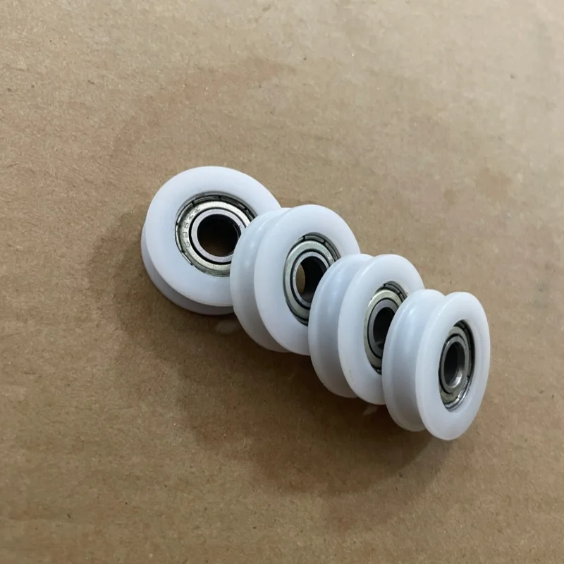 8Pcs 6X32X12mm wrapped plastic pom groove guide wheel, 7mm diameter groove roller pulley bearing
8Pcs 6X32X12mm wrapped plastic pom groove guide wheel, 7mm diameter groove roller pulley bearing