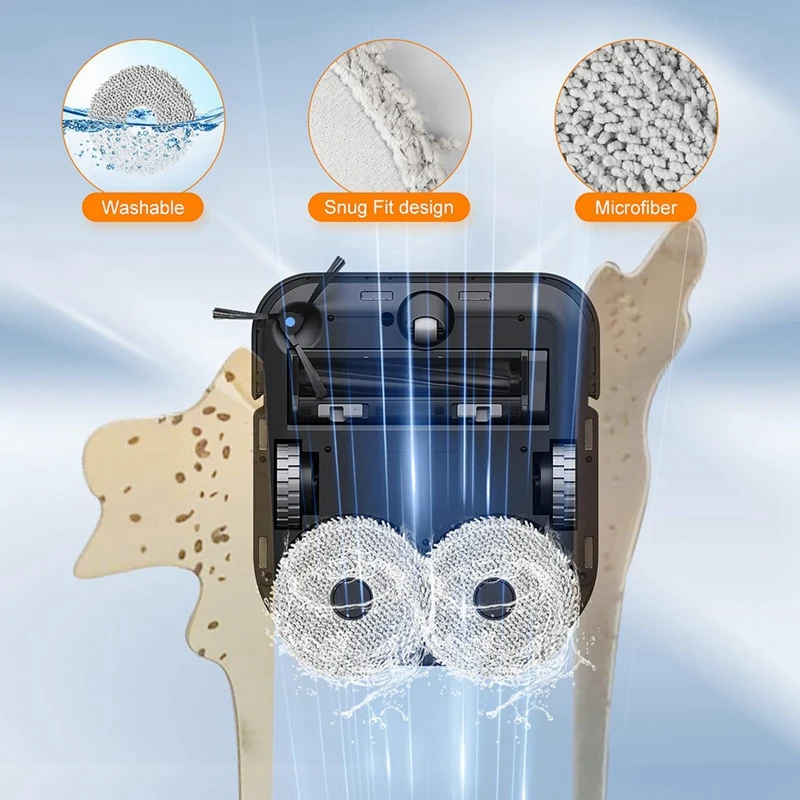 Комплект аксессуаров M08K, совместимый с пылесосом ECOVACS DEEBOT X2 Omni, запасная часть включает основую щетку, HEPA-фильтр
Комплект аксессуаров M08K, совместимый с пылесосом ECOVACS DEEBOT X2 Omni, запасная часть включает основую щетку, HEPA-фильтр