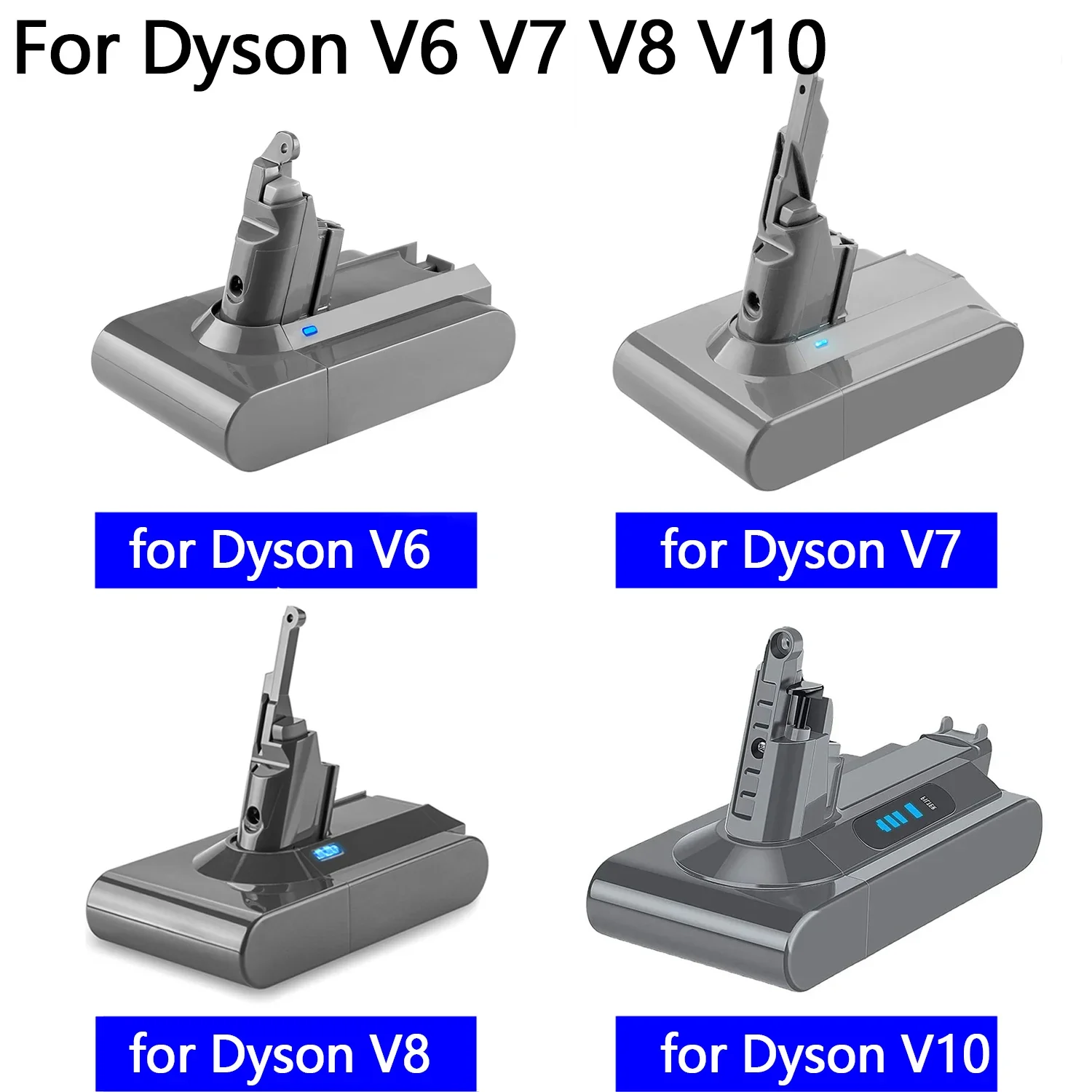 For Dyson V6 V7 V8 V10 Battery Series SV12 DC62 SV11 SV10 Handheld Vacuum Cleaner Spare battery Replacement Battery long life
For Dyson V6 V7 V8 V10 Battery Series SV12 DC62 SV11 SV10 Handheld Vacuum Cleaner Spare battery Replacement Battery long life