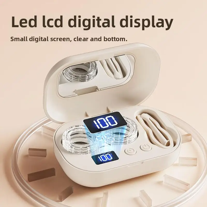 Contact lens cleaner box Contact lens box Automatic cleaning tool Electric ultrasonic cleaning machine
Contact lens cleaner box Contact lens box Automatic cleaning tool Electric ultrasonic cleaning machine