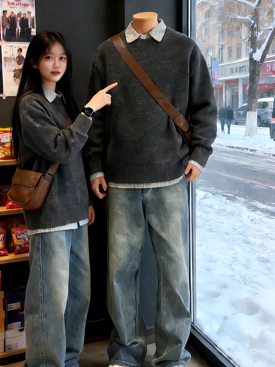 ay American Sle Ne Knitted Sweater Men's Winter Cleanfit Collar Sweater Inner Wear Base irt Loose Fit Soft Material
ay American Sle Ne Knitted Sweater Men's Winter Cleanfit Collar Sweater Inner Wear Base irt Loose Fit Soft Material