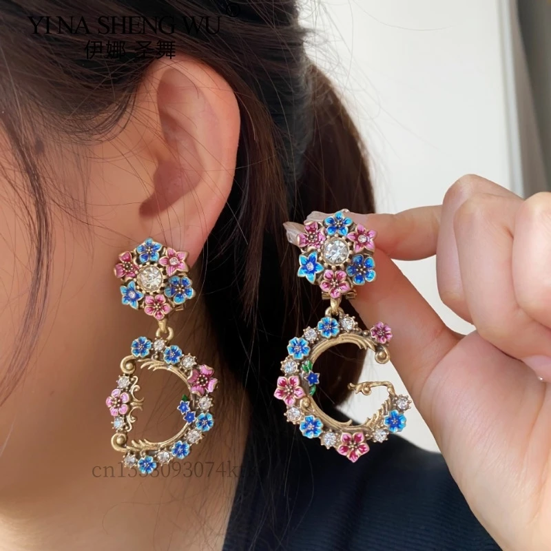 Advanced and Fashionable Earrings for Women Colorful Flowers Earrings Temperament Pendant Earrings Holiday Birthday Gift
Advanced and Fashionable Earrings for Women Colorful Flowers Earrings Temperament Pendant Earrings Holiday Birthday Gift