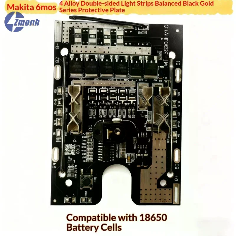 1Pcs DIY Accessories For 18650 Battery Protection Board 21V 6MOS 4Alloy High-Power 130A Battery Protection Board With Side Light
1Pcs DIY Accessories For 18650 Battery Protection Board 21V 6MOS 4Alloy High-Power 130A Battery Protection Board With Side Light