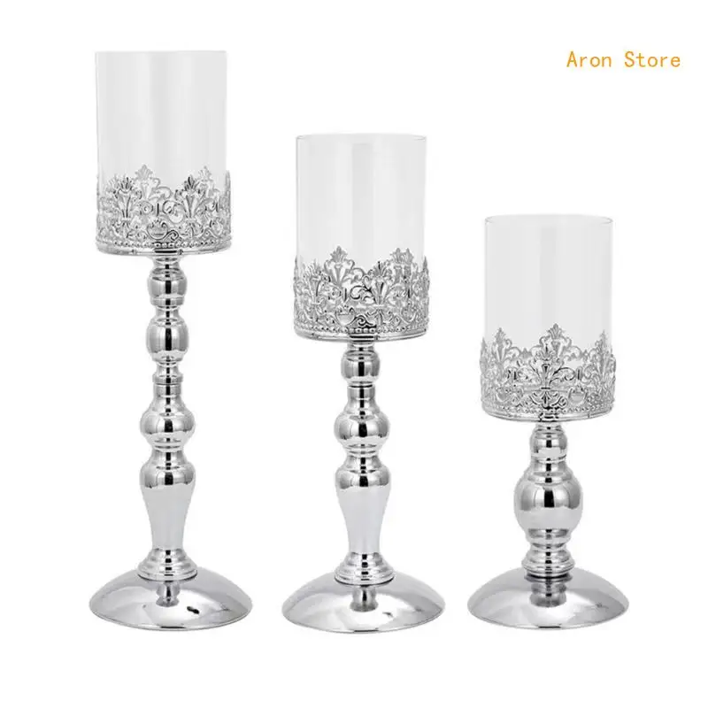 Tapers Holder Vintage Metal Candlesticks European Stand Wedding Parties Decorations for Table Centerpieces H3CF
Tapers Holder Vintage Metal Candlesticks European Stand Wedding Parties Decorations for Table Centerpieces H3CF