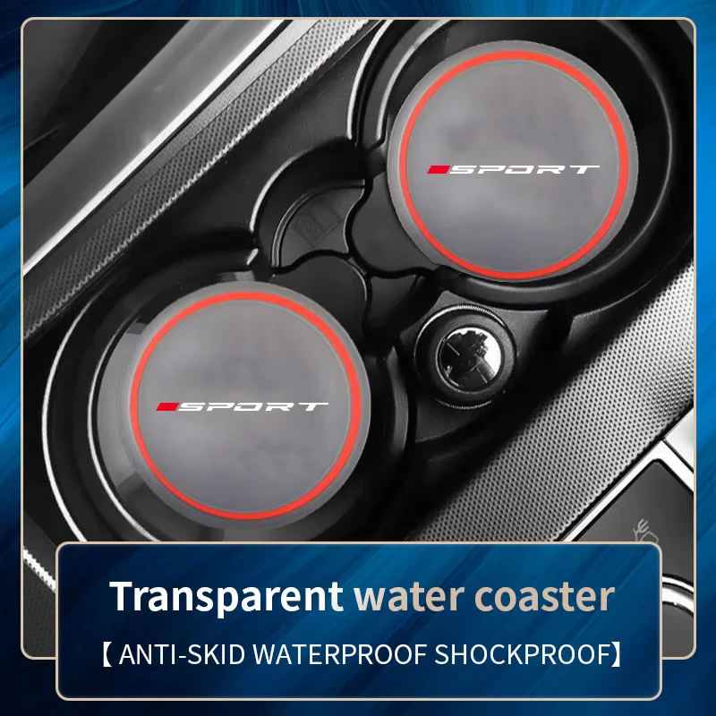 1-Pair Transparent Car Cup Mat Interior Anti slip Mat Single Red SPORT Car Cup Mat Universal
1-Pair Transparent Car Cup Mat Interior Anti slip Mat Single Red SPORT Car Cup Mat Universal