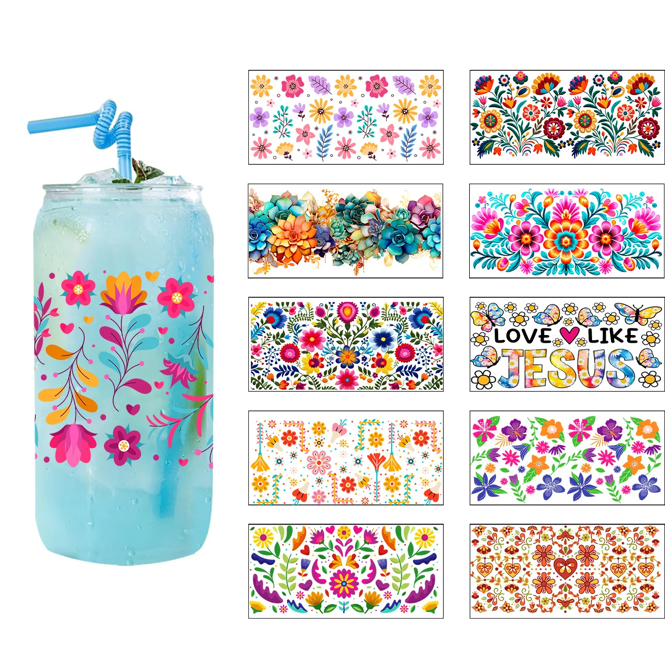 Colorful flowers Series easy peel waterproof DIY Decals Retro Beauty 3D transfers uvdtf crystal sticker 16oz uv dtf cup wraps
Colorful flowers Series easy peel waterproof DIY Decals Retro Beauty 3D transfers uvdtf crystal sticker 16oz uv dtf cup wraps