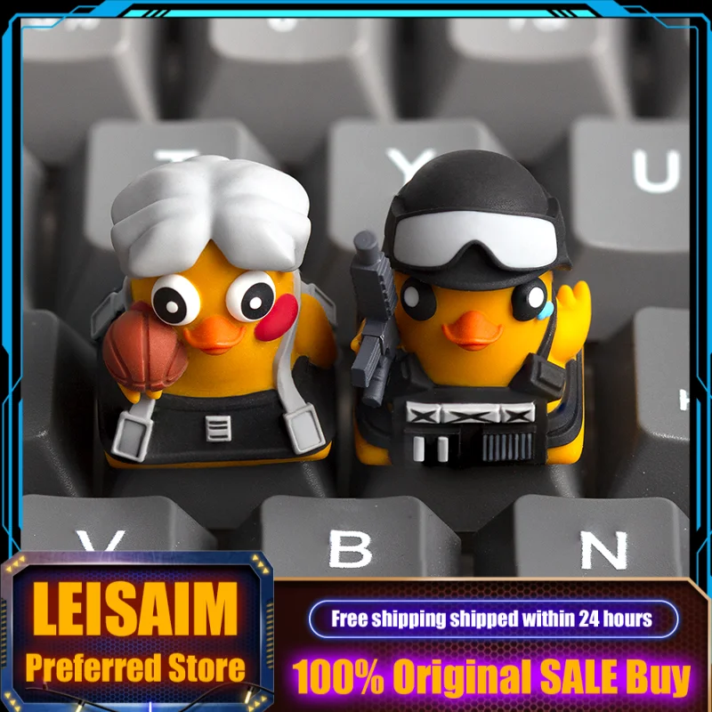 Escape from Duck Series theme Keycaps Cute Resin Mechanical Keyboard PC Gaming Keyboard accessories Collect Gifts Custom Keycap
Escape from Duck Series theme Keycaps Cute Resin Mechanical Keyboard PC Gaming Keyboard accessories Collect Gifts Custom Keycap
