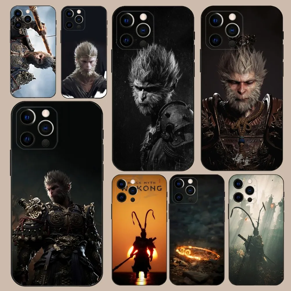 Black Myth Wukong Game Phone Case For iPhone 16,15,14,13,12,11,Pro,X,XS,Max,XR,Plus,Mini Soft Black Cover
Black Myth Wukong Game Phone Case For iPhone 16,15,14,13,12,11,Pro,X,XS,Max,XR,Plus,Mini Soft Black Cover