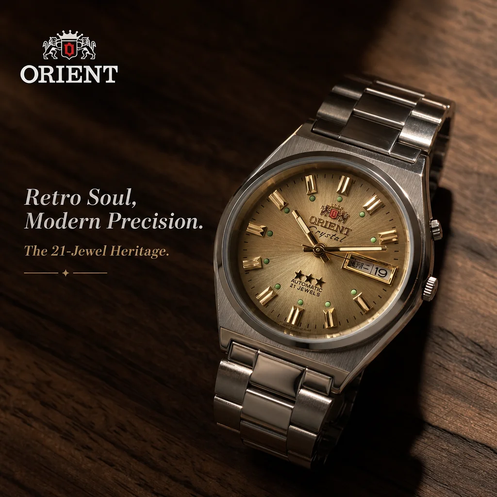 ORIENT 36mm Automatic Mechanical Watch Men Stainless Steel Bracelet Luminous Day Date 21 Jewels Business Wristwatch
ORIENT 36mm Automatic Mechanical Watch Men Stainless Steel Bracelet Luminous Day Date 21 Jewels Business Wristwatch