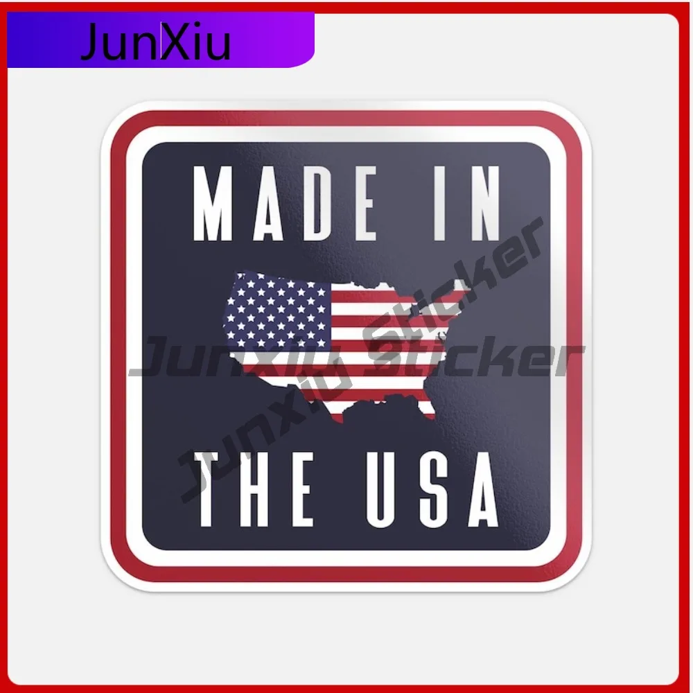 Made In The Usa America Map United States Car Vinyl Sticker Bumper Camper Windows Windshield Decal Scratch-proof Accessories Car
Made In The Usa America Map United States Car Vinyl Sticker Bumper Camper Windows Windshield Decal Scratch-proof Accessories Car