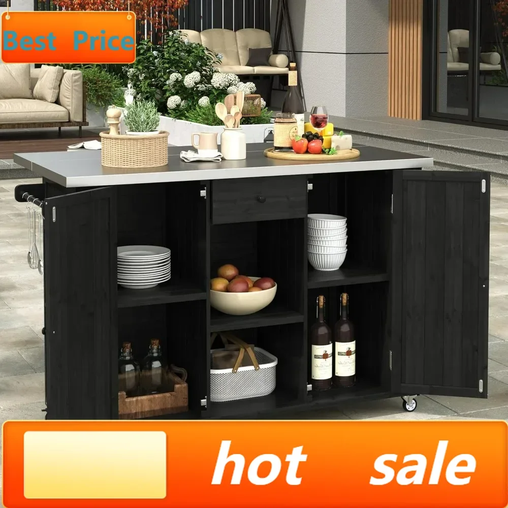 Hot salesStainless Steel Top Outdoor Grill Table, Fir Wood Outdoor Kitchen Island with Spacious Storage, Farmhouse Style Rolling
Hot salesStainless Steel Top Outdoor Grill Table, Fir Wood Outdoor Kitchen Island with Spacious Storage, Farmhouse Style Rolling