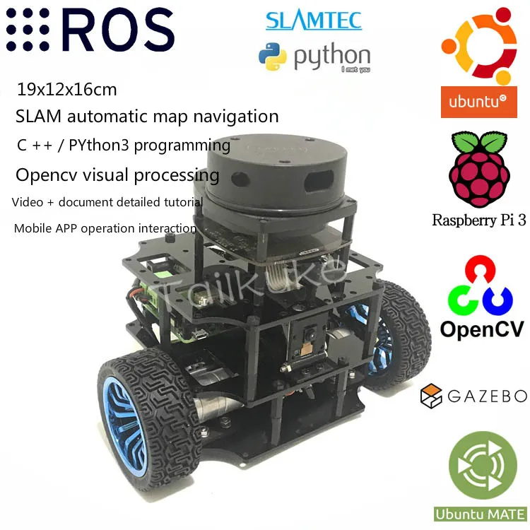 ROS Robot Smart Car SLAM Construction Map Navigation Development Learning Kit Super Turtlebot3
ROS Robot Smart Car SLAM Construction Map Navigation Development Learning Kit Super Turtlebot3
