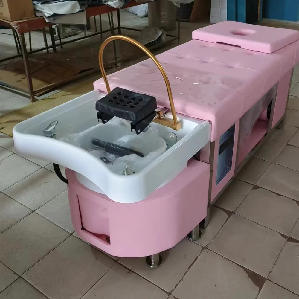 Hair Washing Salon Shampoo Bowl Chair Shampoo Bed For Barber Shop Japanese Hair Spa
Hair Washing Salon Shampoo Bowl Chair Shampoo Bed For Barber Shop Japanese Hair Spa