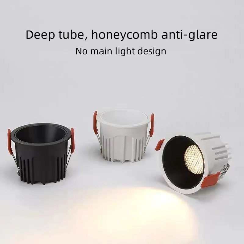 Honeycomb net anti-glare COB spotlight anti-glare high-display refers to home commercial non-main light downlight
Honeycomb net anti-glare COB spotlight anti-glare high-display refers to home commercial non-main light downlight