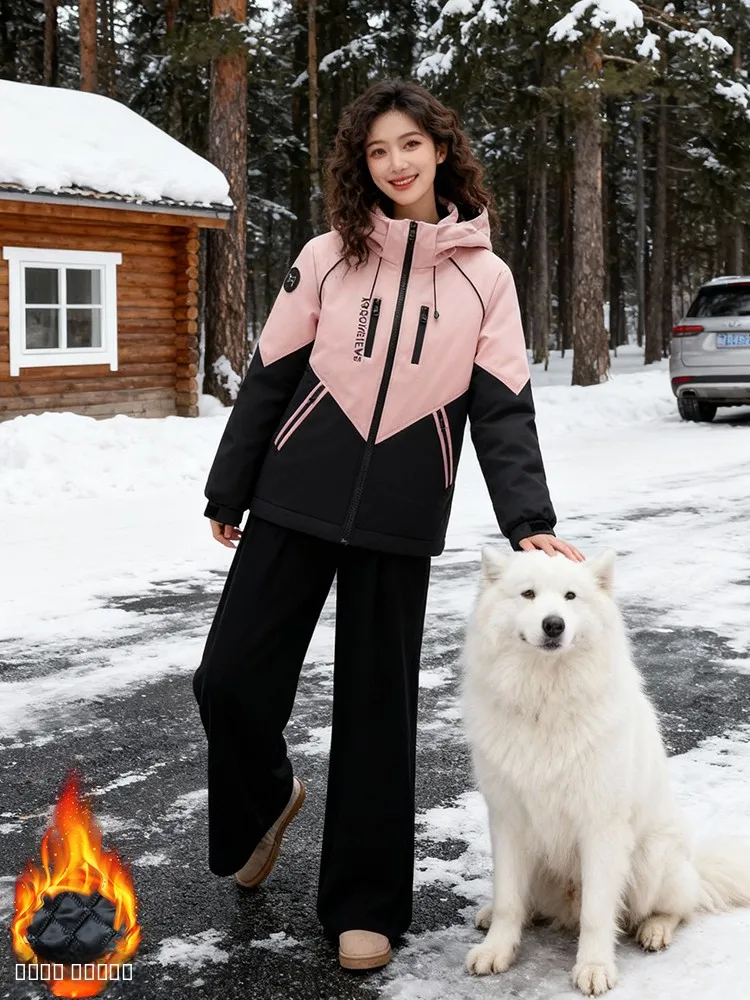 Korean Sle ort Thiened Cotton Casual Jaet Women's Winter New Faion Outerwear Warm Zipper Hooded Daily Wear
Korean Sle ort Thiened Cotton Casual Jaet Women's Winter New Faion Outerwear Warm Zipper Hooded Daily Wear