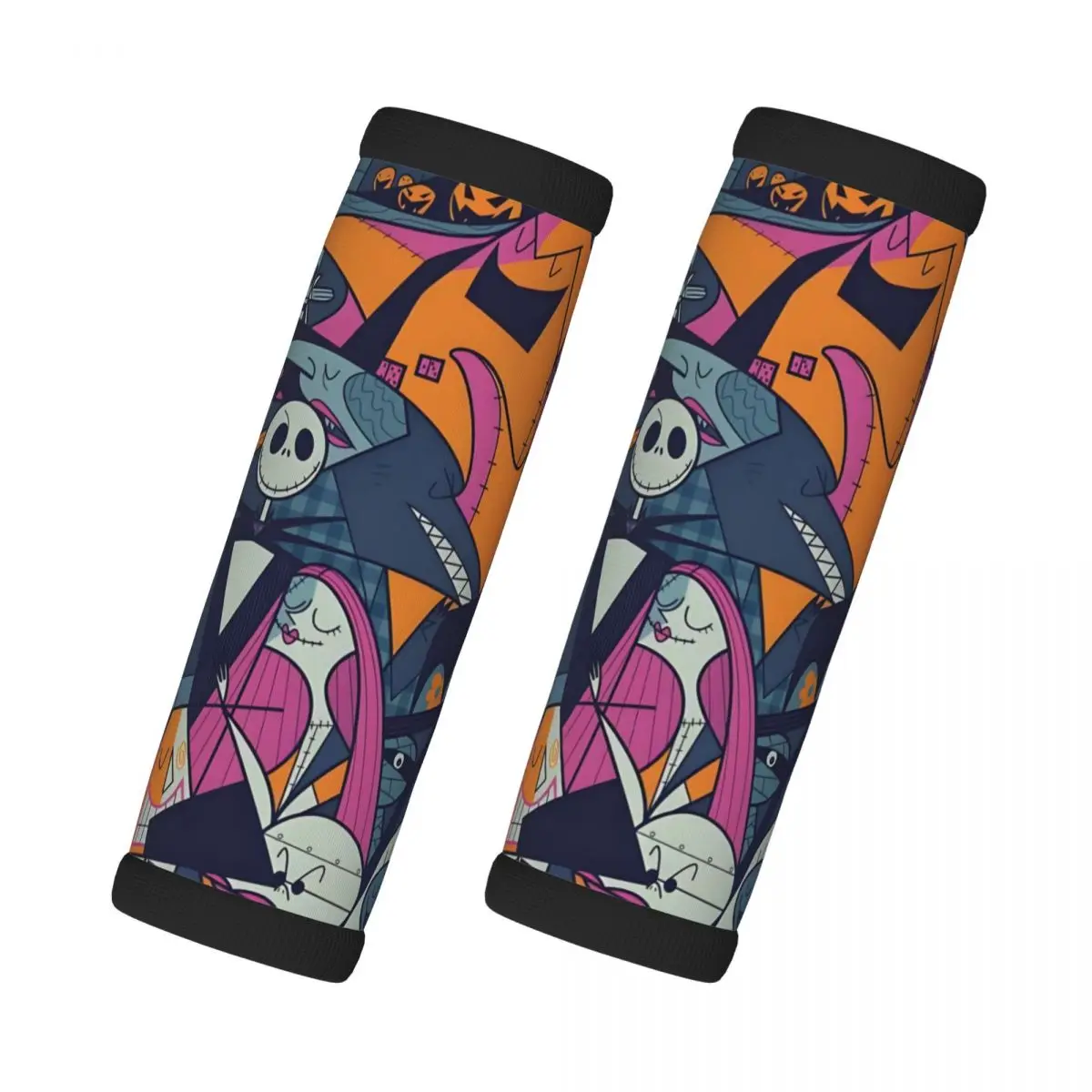 Custom Jack Skellington 2 Pcs Luggage Handle Wrap Soft Grip Handle Cover Comfortable Neoprene Suitcase Identifier Travel
Custom Jack Skellington 2 Pcs Luggage Handle Wrap Soft Grip Handle Cover Comfortable Neoprene Suitcase Identifier Travel
